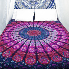Printed Tapestry Bed Cover, Size : 55X85' 85X90'(Approx)