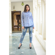 SR Exports 100% Cotton Turn-down Collar Women Wear Shirt, Size : XXXL