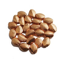 Copper Brushed Bead Handmade Lead Nickel Free