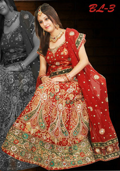 Ethnic Exports Bridal Lehenga Choli, Age Group : Adults