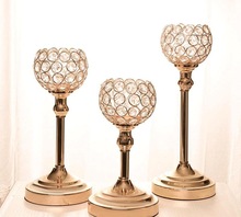 Crystal Cylinder T-light Candle Holder, For Home Decoration, Size : Customize