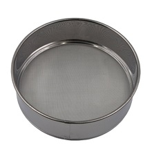 ROUND Metal Stainless Steel Mesh Sieve, Size : Customized