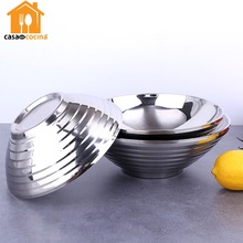 Stainless Steel Soup Bowl, Size : Customized Size