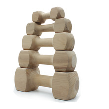 Wooden Dog Dumbbell Toy, Size : Custom Size