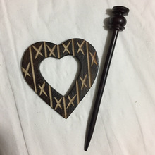 Wooden Shawl Pin