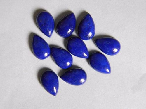 Lapis Lazuli Cabochon Pear Top Gemstone, Gemstone Size : 4x6mm - 15x20mm