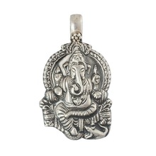 Lord Ganesha Silver Pendant, Occasion : Party