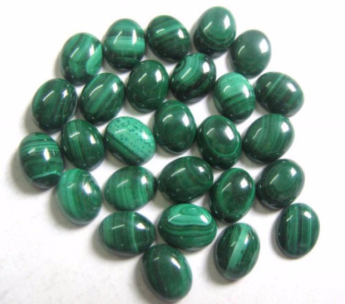 Malachite Cabochon Oval Gemstone