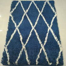 Berber Moroccan Pattern Woolen Shaggy Rug, For Door, Floor, Home, Hotel, Picnic, Prayer, Travel