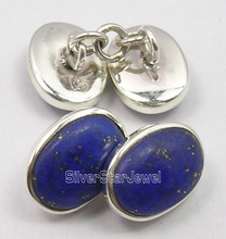 AFGHANI LAPIS LAZULI Gemstone Cufflinks