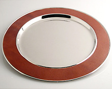 SHAH Solid Steel Charger Plate, Feature : Stocked