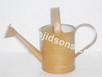 Metal Zinc Double Handle Watering Can, For Both Home Or Garden Use