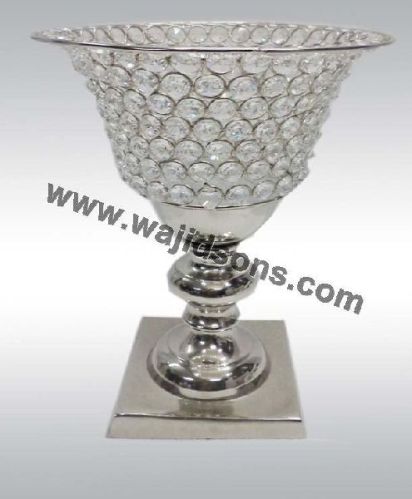 Crystal Round Vase, Technique : Polished