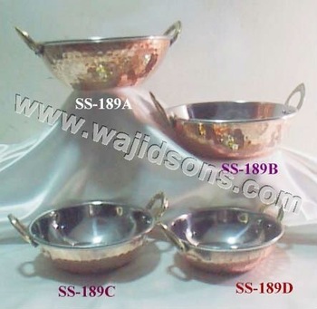 Steel Copper Karahi