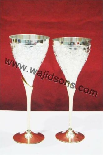 Metal Wine Drinking Glasses