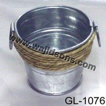 Zinc Flower Bucket