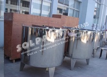 Stainless Steel Coldrink Mixing Tank, For Liquid With Suspended Solid, Certification : CE