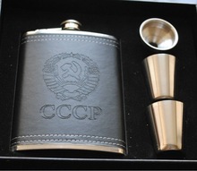 Round COPPER AND STAINLESS STEEL BEER FLASK, Color : Depend On Finish