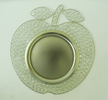 Metal Aluminium Beaded Show Plate, Color : Silver /gold