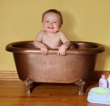 Home Arts Copper Baby Bath Tub