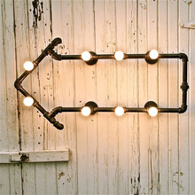 Iron Arrow Design Wall Lamp