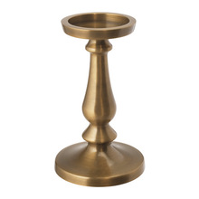 KSI Metal BRASS PILLAR CANDLE HOLDER