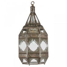Copper Moroccan Lantern, For Weddings, Size : 6.5x6.5x12