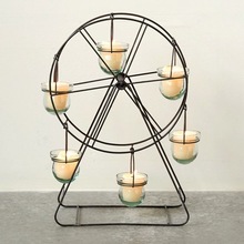 KS INTERNATIONAL Ferris Wheel Candle Holder, Size (cm) : Color  