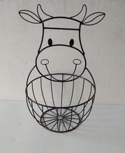 Metal Fruit Wire Basket, Shape : Round