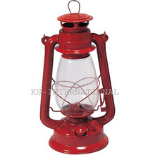 KSI Iron Metal Kerosene Hanging Lamp, Color : Red