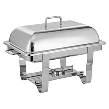 Stainless Steel Rectangular Lift Top Chafing Dish