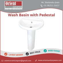 Ceramic Pedestal Wash Basin