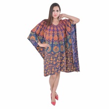 Reena 450 Gms Green Data Badmedi Kaftan, Specialities : Dry Cleaning, Plus Size, Washable