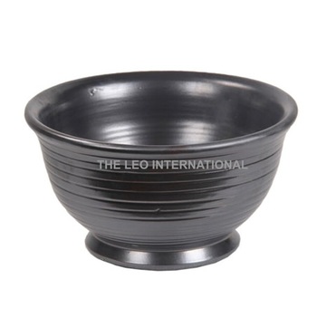 ROUND Metal Black Finish Bowl