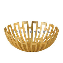 Metal Decorative Fruit Bowl