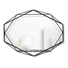 Hexagon Metal Wall Mirror, For Decorative