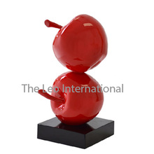 COLOR Metal Art Fruit Sculpture, Size : 25 CM