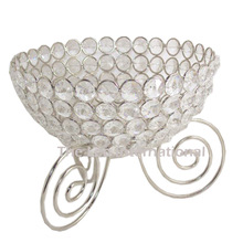 Metal Crystal Fruits Bowl, Size : STANDARD