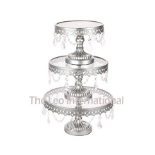 3 Tier Metal Wedding Cake Stand, Size : STANDARD