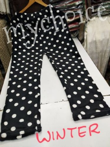 Woolen Fleece Ladies Lowers, Size : Up To 34-36 Waist (l-xl)