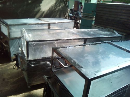 Plain Stainless Steel Dead Body Freezer Box