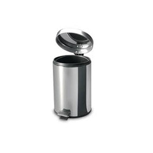 Stainless Steel Round Shape Pedal Bin, For Home