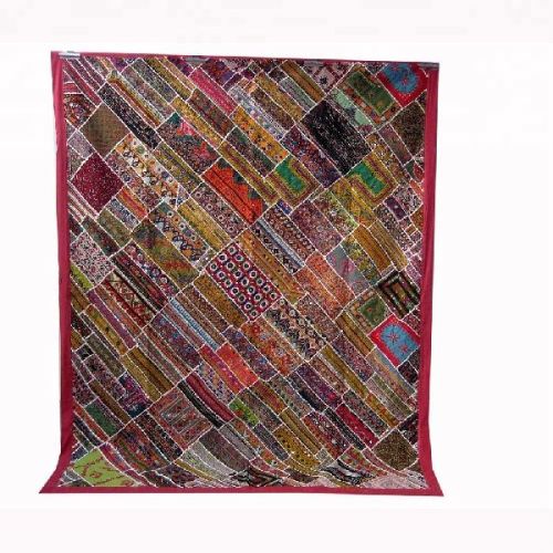 100% Cotton Antique Banjara Vintage Bedspreads, For Home, Hotel, Gift Decor, Technics : Embroidery
