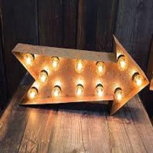 Acrylic Alphabet Letter Sign With LED Light