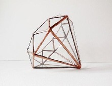 DIAMOND SHAPE TERRARIUMS, Size : 10' HEIGHT