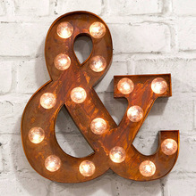 Large Letter Light Alphabet, Size : 18'