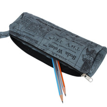 Jute Pen Pencil Pouch Case