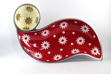 Aluminium CHIP DIP BLACK LEAF, For Decorations