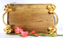 Rectangular Wooden Tray, Size : 14 '