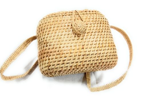 Cane Sling Bags, Size : L-27 X D-6 X Handle H-16 Inch